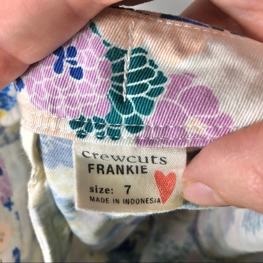 Crewcuts Frankie Shorts Vintage Floral Sz 7 Girls - Picture 7 of 10
